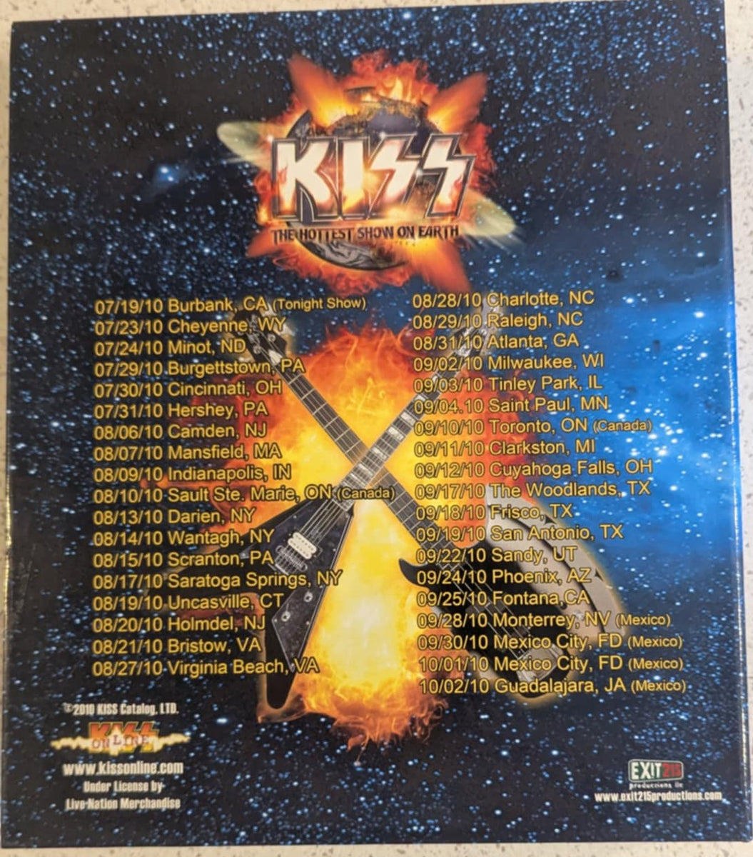 KISS Eric Singer Owned And Signed HOTTEST SHOW ON EARTH 185 GUITAR