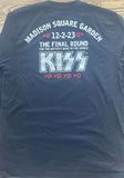 KISS EOTR MSG NEW YORK 12-2-2023 Crew T-shirt w GUITAR PICK Small