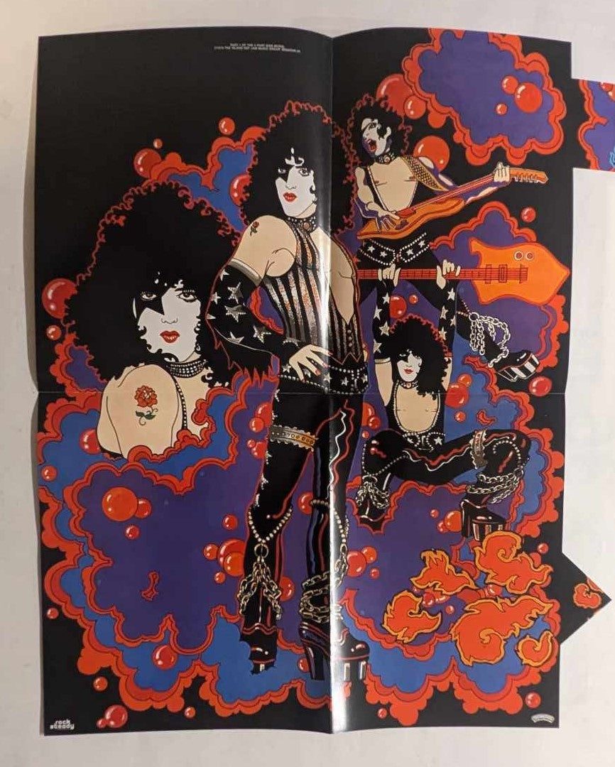 KISS PAUL STANLEY Solo POSTER Insert from 2014 LP – KISS Haven