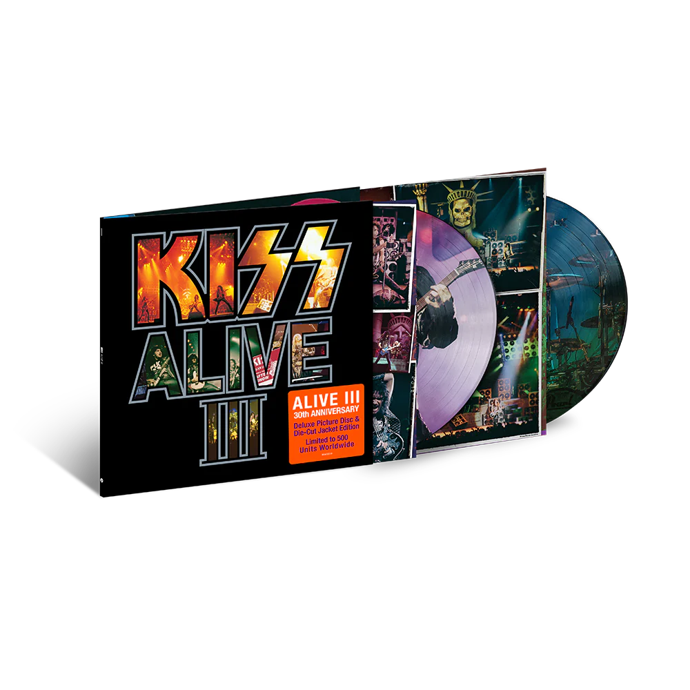 KISSONLINE KISS PAUL STANLEY signed ALIVE III KOL EX Picture Disc KISSONLINE KISS PAUL STANLEY signed ALIVE III KOL EX Picture Disc