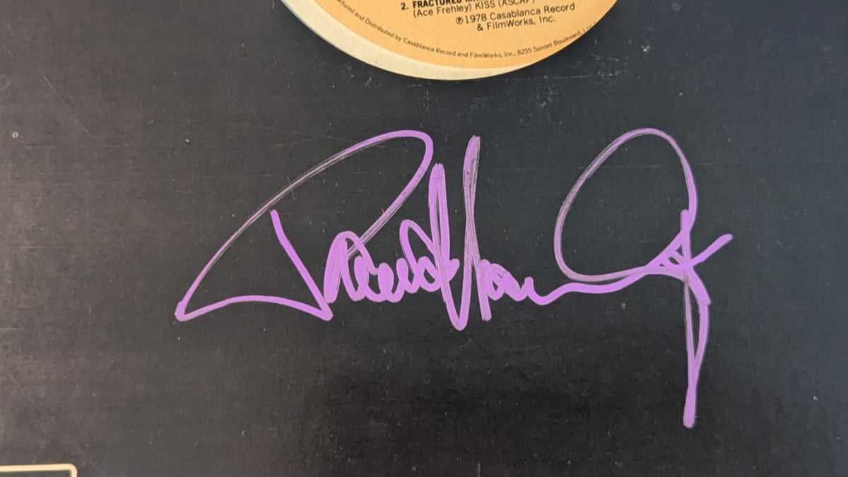 KISS 1978 SOLO ALBUM SAMPLER PROMO Signed by PAUL STANLEY