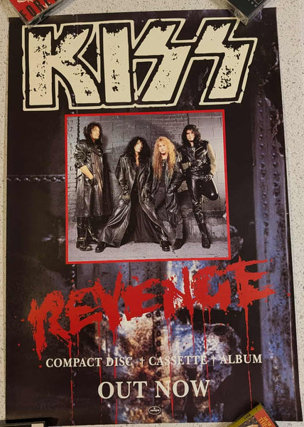 KISS Eric Singer Personally  Owned REVENGE Promo Promotional  Poster
