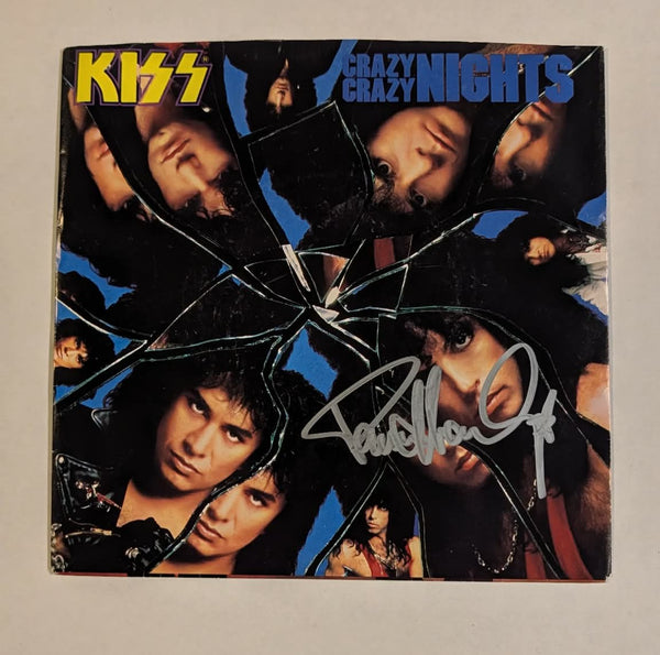 KISS PAUL STANLEY signed CRAZY CRAZY NIGHTS PROMO 45 – KISS Haven