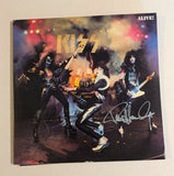 KISS PAUL STANLEY signed ALIVE LP SCRATCH AND DENT