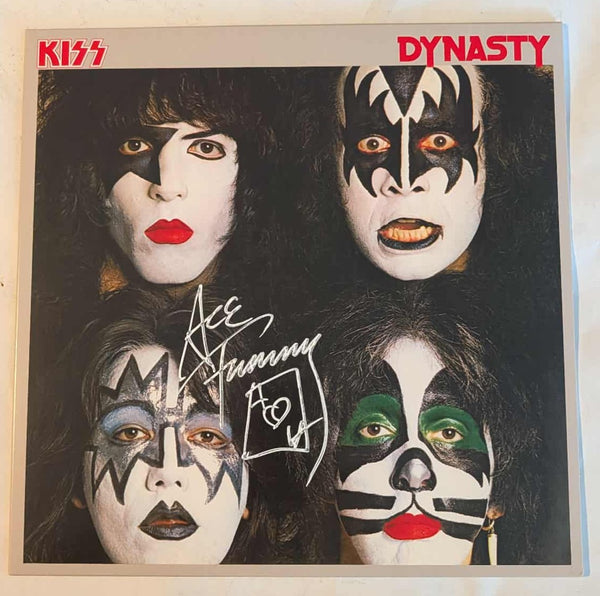 KISS ACE FREHLEY Signed DYNASTY  LP SCRATCH & DENT