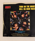 KISS PAUL STANLEY signed TURN ON THE NIGHT PROMO 45