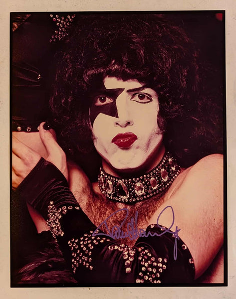 PAUL STANLEY signed PHOTO OUTTAKE  70s Original