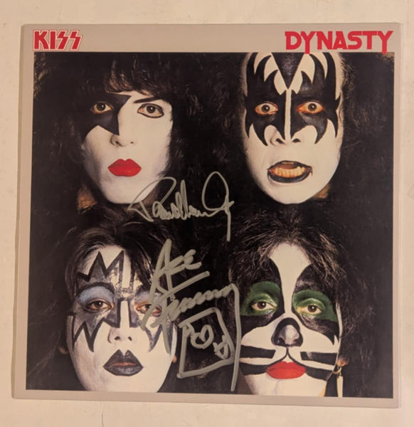 KISS PAUL STANLEY and ACE FREHLEY signed DYNASTY LP