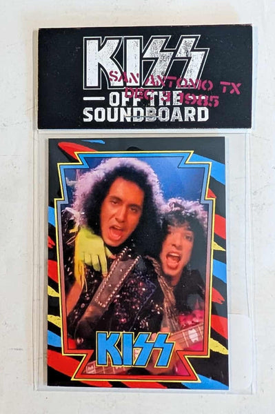 KISS OFF THE SOUNDBOARD SAN ANTONIO SET OF CARDS  KISSOnline Exclusive New Sealed