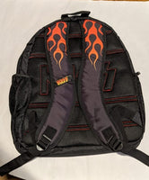 KISS Gene Simmons Paul Stanley black flame BACKPACK NEW SEALED