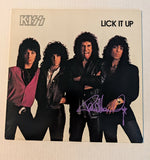 KISS PAUL STANLEY signed LICK IT UP LP Original  Pressing Paul Stanley Owned