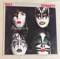 KISS PAUL STANLEY signed DYNASTY LP Silver Signature Autograph