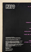 KISS PAUL STANLEY signed solo  LP Purple Paint Pen SCRATCH & DENT
