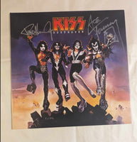 PAUL STANLEY and ACE FREHLEY signed DESTROYER LP