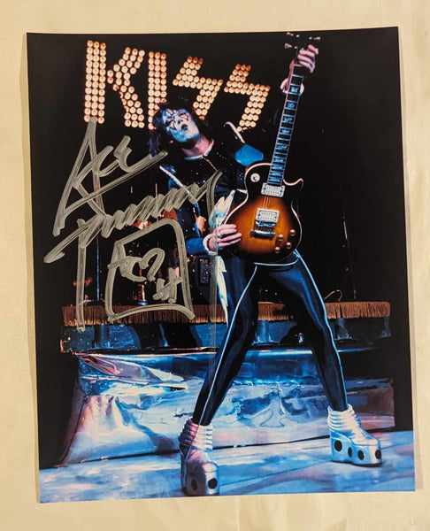 KISS ACE FREHLEY Signed ALIVE 75  8x10 photo Autograph