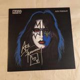 KISS ACE FREHLEY Signed SOLO LP Signed in Silver