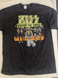 KISS Eric Singer Owned  ROCKIN THE CORPS 4-1-2005 T-SHIRT New Unused  Personal Collection L or XXL