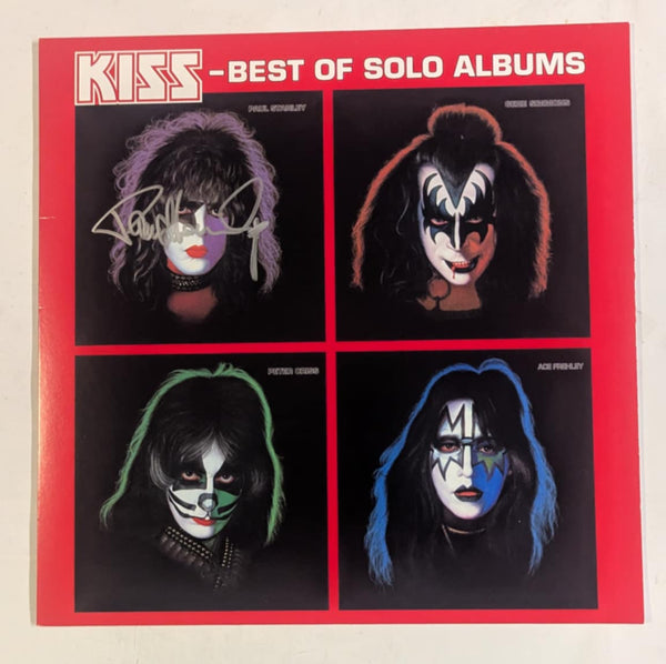 KISS PAUL STANLEY Signed BEST OF SOLO ALBUMS  GERMAN LP