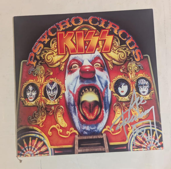 KISS ACE FREHLEY signed PSYCHO CIRCUS LP Autograph