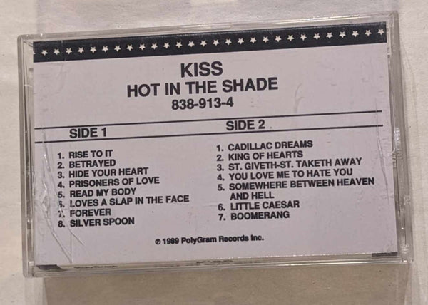 KISS HOT IN THE SHADE PROMO CASSETTE 1989 Super Rare