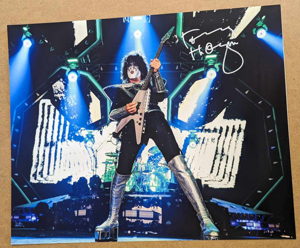 KISS TOMMY THAYER Signed 16 x 20 END OF THE ROAD ERA POSTER