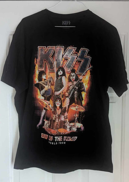 KISS END OF THE ROAD   T-shirt KIDS 7-8 2023 Dates