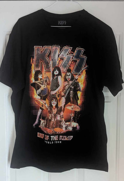 KISS END OF THE ROAD  T-shirt KIDS 9-10 2023 Dates