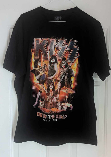 KISS END OF THE ROAD   T-shirt XL 2023 Dates