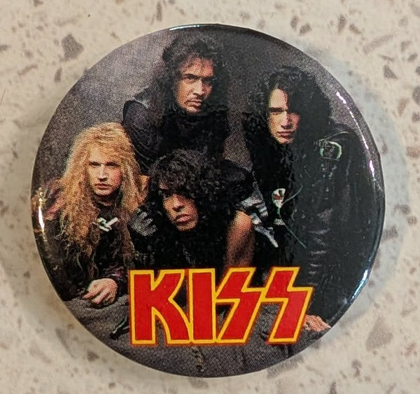 KISS Eric Singer Owned REVENGE Button Pin