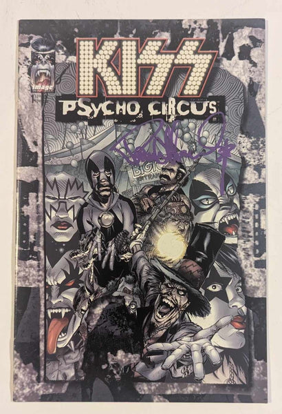KISS PAUL STANLEY Signed PSYCHO CIRCUS #1 COMIC Autograph