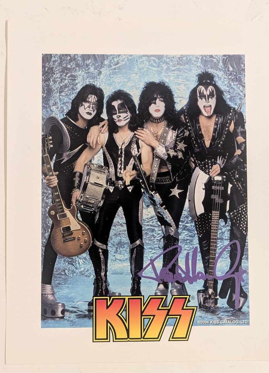 KISS PAUL STANLEY signed 2004 PROMO 8 x 10 Photo Autograph – KISS