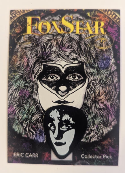 ERIC CARR  Guitar Pick on a Trading Card KISS
