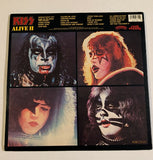 KISS PAUL STANLEY signed KISS ALIVE II LP Original 80s Copy