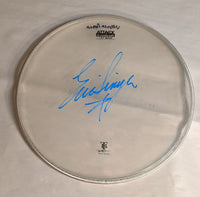 7-21-2012 VIRGINIA BEACH Eric Singer Stage-used signed drum heads KISS