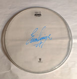 8-16-2012 CONCORD Eric Singer Stage-used signed drum heads KISS
