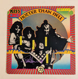 KISS PAUL STANLEY signed HOTTER THAN HELL LP Original 70s Pressing Paul Stanley Owned