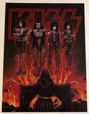 KISS KISSOnline Ex LIMITED EDITION CONJURING FLAMES POSTER