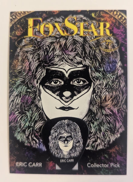 ERIC CARR  Guitar Pick on a Trading Card KISS