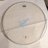 8-3-2012 HOUSTON/WOODLANDS  Eric Singer Stage-used signed drum heads KISS