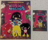ERIC CARR ROCKHEADS PROMO BUNDLE Book Postcard Guitar Pick  NEW  KISS
