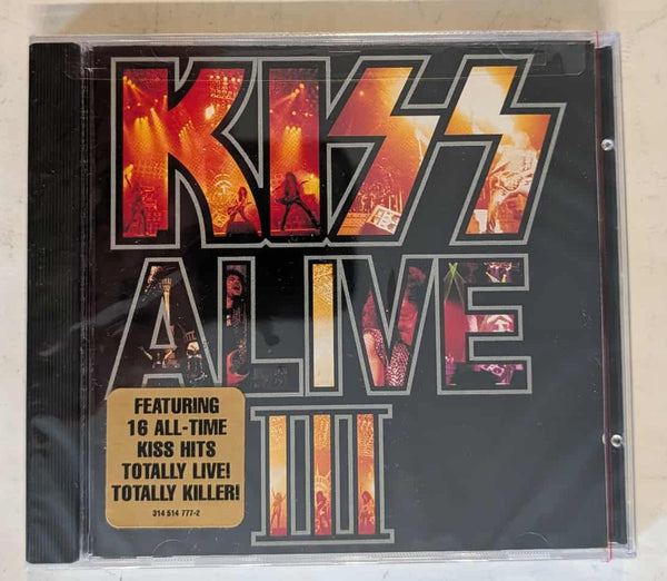 KISS Eric Singer Owned ALIVE III Sealed  CD Personal Collection