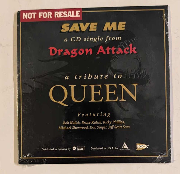 KISS Eric Singer Owned SAVE ME Tribute to QUEEN CD Personal Collection