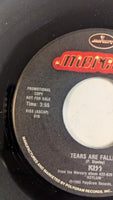 KISS PAUL STANLEY signed TEARS ARE FALLING PROMO 45