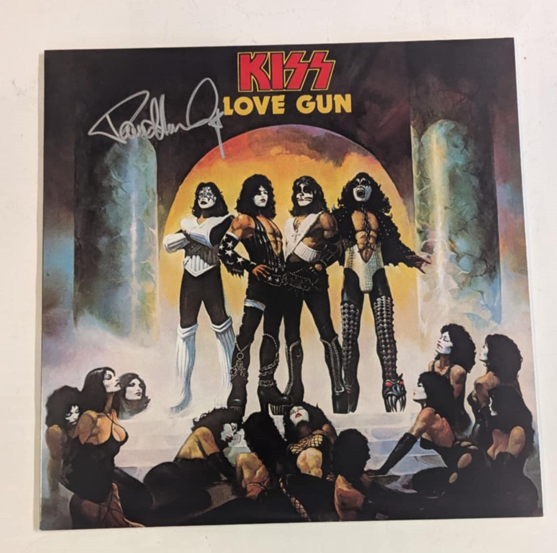 KISS　LOVE　GUN　LIMITED　EDITION ポール・スタンレー KISS PAUL STANLEY Signed LOVE GUN LP Autograph – KISS Haven