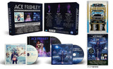 KISS ACE FREHLEY Signed CD triple Tour 3-Pack w poster slight damage