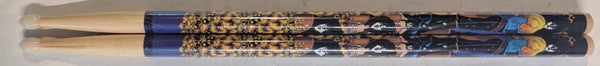 ERIC CARR Set of 2 MAKEUP ARTWORK DRUMSTICKS  KISS