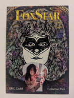 ERIC CARR  Guitar Pick on a Trading Card KISS
