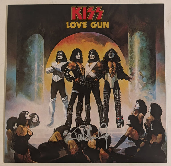 KISS PAUL STANLEY Signed LOVE GUN LP Autograph
