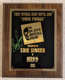 KISS Eric Singer Personally Owned HEAVY METAL SWAG PRINCE AWARD 1993