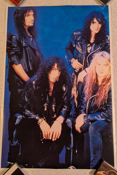 KISS Eric Singer Personally Owned 1995 AUSTRALIA KISS CONVENTION Promo Promotional  Poster 2-sided